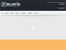 Tablet Screenshot of blue-fin.co.uk